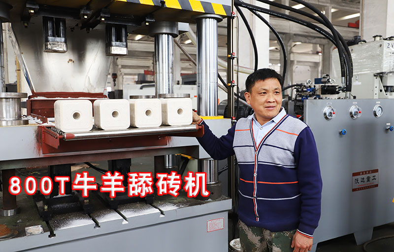 800噸粉末成型(xíng)牛羊舔磚鹽磚機(jī)