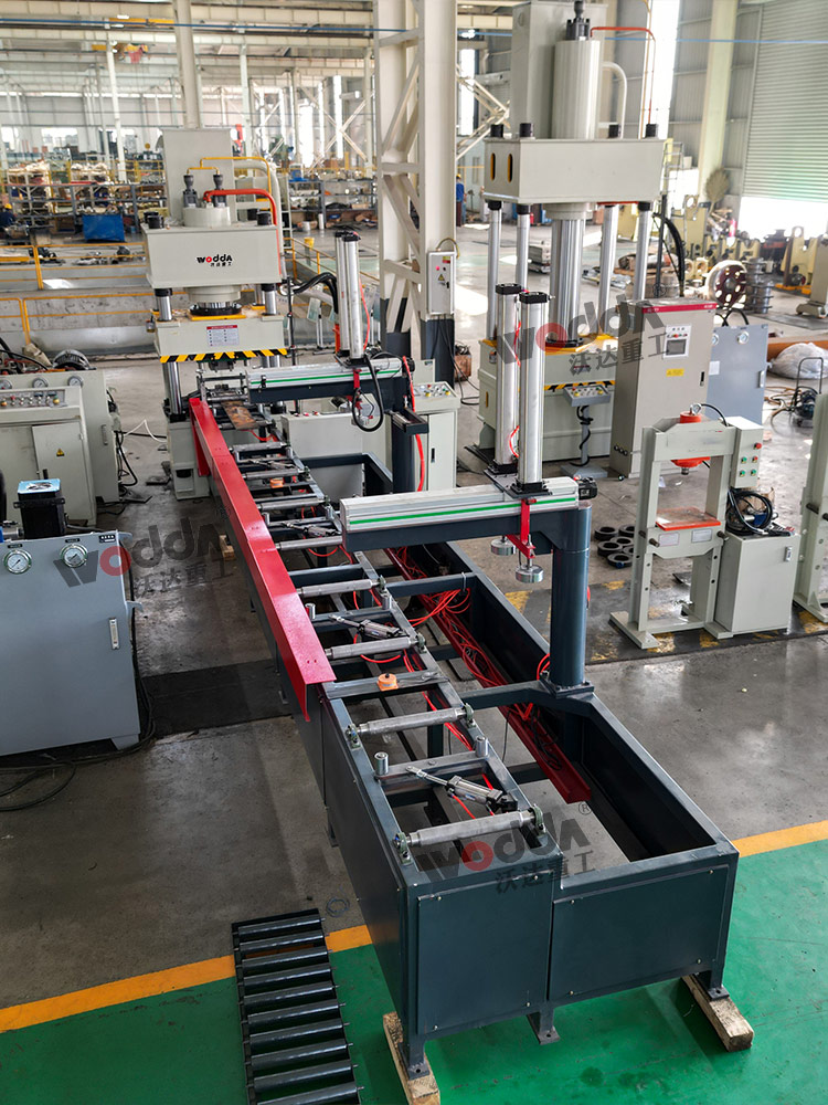 250噸礦用錨杆托盤自動化生産線 250噸礦用錨杆托盤自動化生産線